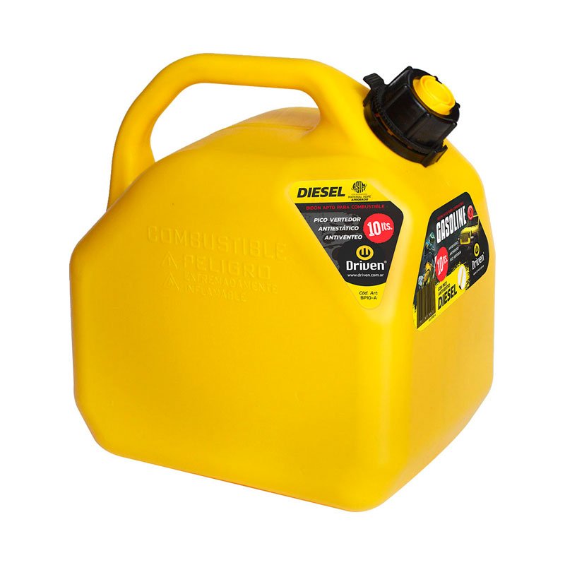 Bidon profesional de 10 litros (amarillo)