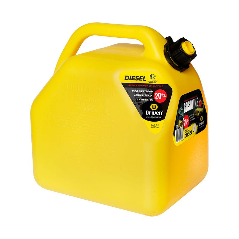 Bidon profesional de 20 litros (amarillo)