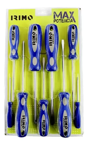 Set Juego 9 Destornilladores Phillips / Plano Kit