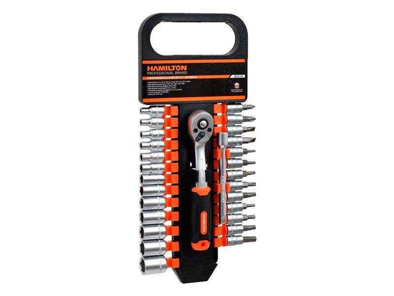 Juego Set Tubos Llave Crique 12 piezas Encastre 1/4